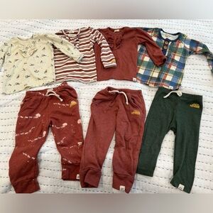 Little Road Co - lulu & ro - Polar Express - sold out - set of 7 - 12-18 months